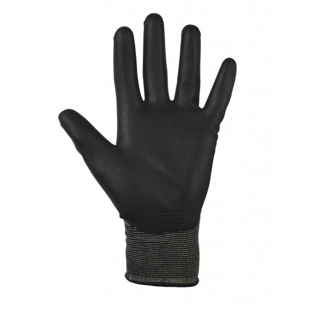 Glenwear Unisex Adults PU Gloves / Black